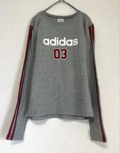 【美品】adidas アディダス 長袖Tシャツ クラシカル Mサイズ