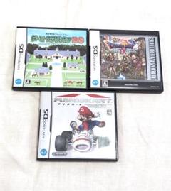 DSのゲームソフト3本セット マリオカート ドラクエストIX ダービースタリオン