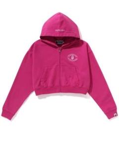 ピンク フード付き クロップドパーカー BAPE 2025年最新】bape パーカー ピンクの人気アイテム - メルカリ
