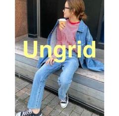 Ungrid♡ヴィンテージストレートデニム 日本製