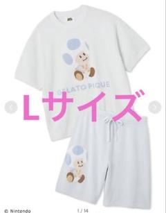 新品未使用　ジェラピケ　キノピオ スーパーマリオ】【レディース】キノピオ＆ヨッシージャガード