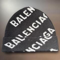 G1067 BALENCIAGA バレンシアガ ロゴ ニットキャップ - メルカリ