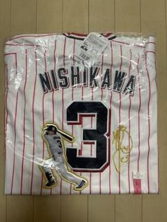 ヤクルト　西川遥輝　ユニフォーム　1500試合　つば九郎