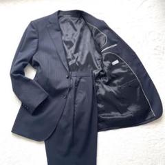 美品✨YUKI TORII セットアップ ストライプ A7 ネイビー