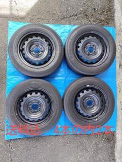165/70R14、ノーマルタイヤ・鉄ホイール4本の内2本【その1