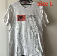 NIKE ナイキ メンズ ロゴ 半袖Tシャツ / 白/ Lサイズ