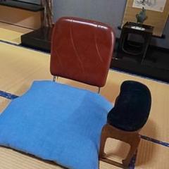 骨董 脇息 肘掛け 二脚セット