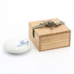 二代 諏訪蘇山作 染付牡丹香合 共箱 茶道具　C156　1F14 二代 諏訪蘇山作 染付牡丹香合 共箱 茶道具 C156 1F14 - メルカリ