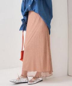 【未使用品】FREAK’S STORE シアーラメ プリーツスカート