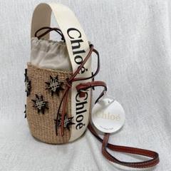 CHLOE Mifukoコラボ スター付き ラフィア バッグ