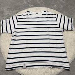 TRANTAN オーバーサイズ マルチボーダーTシャツ