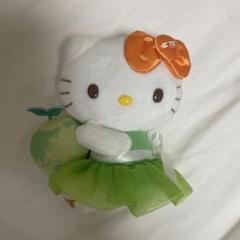 非売品　ハローキティ ぬいぐるみ グリーンチュチュ
