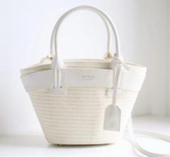 her lip to【Palma mini tote bag】 taupe / brown】Palma Mini Tote Bag