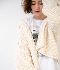 アパートバイローリーズ ハンドパーカーカーディガン 美品