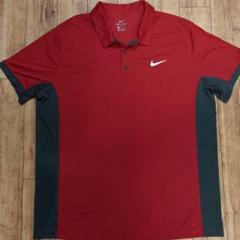 Nike DRI-FIT ポロシャツ 赤/黒