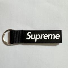 Supreme Webbing Keychain キーホルダー　黒のサムネイル