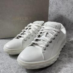 美品 JIMMY CHOO ダイヤモンドライト ナッパレザー スニーカー 39 美品 JIMMY CHOO ダイヤモンドライト ナッパレザー スニーカー