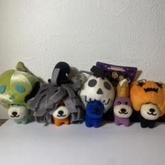 レア　希少　コンプ品　アフロ犬 マスコットキーチェーン ハロウィンシリーズ レア 希少 コンプ品 アフロ犬 マスコットキーチェーン