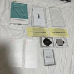 iPhone8/7/6S/6用 液晶保護強化ガラスフィルム2枚&ホコリとりグッズ