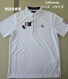 Callaway ホワイト ポロシャツ メンズ　L