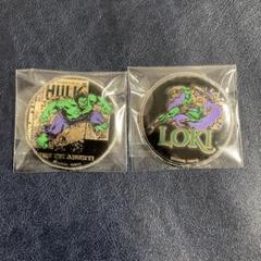 MARVEL　ソー　ロキ　缶バッジ MARVEL ソー＆ロキ 缶バッジ ペア セット グリヒル マーベル