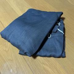 グレー カーテン 110×100cm 2枚入 断熱 防寒 省エネ 遮光1級
