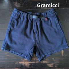 GRAMICCI ネイビー　ショートパンツ　スウェット COTTON