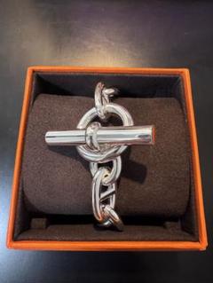 HERMES シェーヌダンクル　ほぼ未使用 HERMES エルメス ネックレス シェーヌダンクル TPM 初期 64コマ
