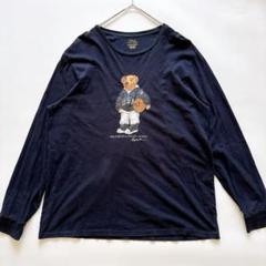 希少✨ポロラルフローレン ポロベア 長袖Tシャツ ネイビー XL USAバスケ