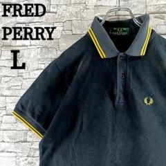 【超人気】フレッドペリー イングランド製 ローレル刺繍 ポロシャツ 38 FRED PERRY/フレッドペリー] 別注 ワンポイントロゴ刺繍 ロング