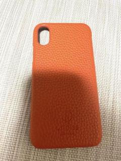 携帯ケース　iPhone xs オレンジ