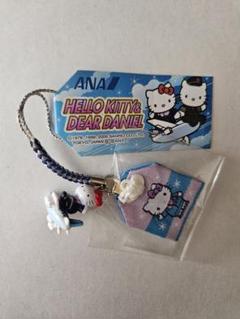 キティ　根付け　ストラップ　ANA サンリオ ハローキティ 根付ストラップ ANA 希少 レトロ 限定 ね