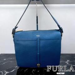 ✨正規品＆超美品‼️✨ フルラ ワンショルダー メッセンジャーバッグ ブルー