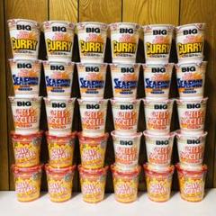 カップヌードルBIG サイズ　4種類　合計30個まとめ売り 日清食品 - カップヌードルBIG サイズ 4種類 合計30個まとめ売り