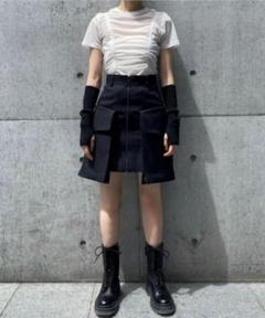 ショルダーカットアウトドロストTee ルシェルブルーのサムネイル