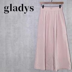 gladys　グラディス　タック　ワイドパンツ　体型カバー　バックゴム　関ファ