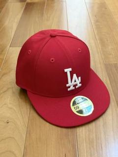 新品 ドジャース ニューエラ59FIFTY LP赤色 キャップ 7 1/4