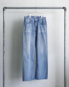 オーラリー SELVEDGE FADED DENIM WIDE PANTS 5のサムネイル