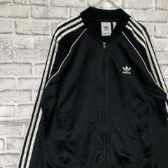 アディダス ジャージトラックジャケット ブラック2XL