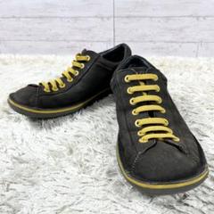 CAMPER ビートル イエロー レザー スニーカー　39 24.5センチ CAMPER ビートル イエロー レザー スニーカー 39 24.5センチ 靴
