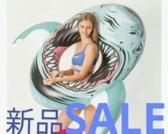 浮き輪　水上ハンモック プール 海 サメ浮き輪　水上フロート　海水浴　プール　夏