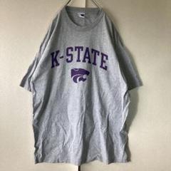 USA輸入　プリントデザイン　Tシャツ　カレッジ系　アーチプリント
