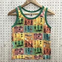 国産古着 BOO FOO WOO Thunderbirds 総柄 タンクトップ