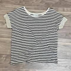【麻100％】MARGARET HOWELL ボーダー Tシャツ サイズⅡ