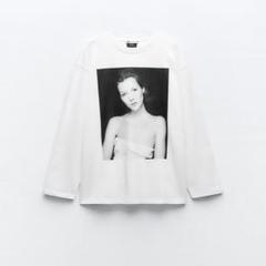 [新品未使用] ZARA×ピーターリンドバーグ×ケイトモス size L 新品未使用] ZARA×ピーターリンドバーグ×ケイトモス size L