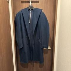 KAZUYUKI KUMAGAI フーデッドコート サイズ2 ダークブルー KAZUYUKI KUMAGAI フーデッドコート サイズ2 ダークブルー