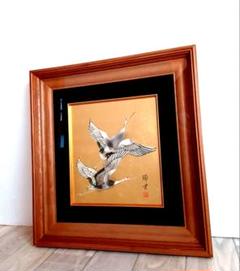 中国美術 絵画 青貝 螺鈿 花鳥柄 在銘 - メルカリ