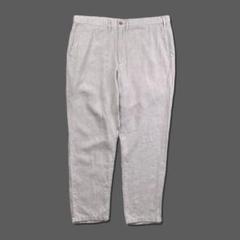 MUJI無印良品フレンチリネンパンツ　黒•ベージュ未使用タグ付き　サイズXL MUJI無印良品フレンチリネンパンツ 黒•ベージュ未使用タグ付き