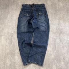 B308 【W34】Y2K系 RAIDER JEAN バギーデニムパンツ 刺繍