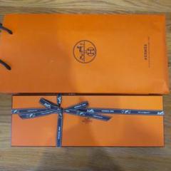 HERMES ネクタイ 赤